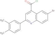 6-Bromo-2-(3,4-dimethylphenyl)quinoline-4-carbonyl chloride