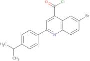 6-Bromo-2-(4-isopropylphenyl)quinoline-4-carbonyl chloride