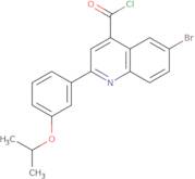 6-Bromo-2-(3-isopropoxyphenyl)quinoline-4-carbonyl chloride