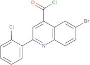 6-Bromo-2-(2-chlorophenyl)quinoline-4-carbonyl chloride