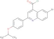 6-Bromo-2-(4-isopropoxyphenyl)quinoline-4-carbonyl chloride