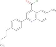 2-(4-Butylphenyl)-6-methylquinoline-4-carbonyl chloride