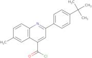 2-(4-tert-Butylphenyl)-6-methylquinoline-4-carbonyl chloride