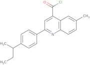 2-(4-sec-Butylphenyl)-6-methylquinoline-4-carbonyl chloride