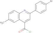 2-(4-Bromophenyl)-6-methylquinoline-4-carbonyl chloride