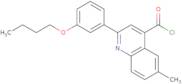 2-(3-Butoxyphenyl)-6-methylquinoline-4-carbonyl chloride