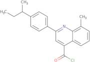 2-(4-sec-Butylphenyl)-8-methylquinoline-4-carbonyl chloride