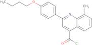 2-(4-Butoxyphenyl)-8-methylquinoline-4-carbonyl chloride