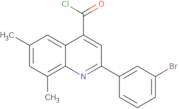 2-(3-Bromophenyl)-6,8-dimethylquinoline-4-carbonyl chloride