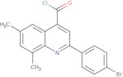 2-(4-Bromophenyl)-6,8-dimethylquinoline-4-carbonyl chloride