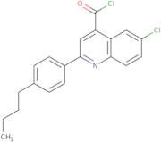 2-(4-Butylphenyl)-6-chloroquinoline-4-carbonyl chloride