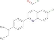 2-(4-sec-Butylphenyl)-6-chloroquinoline-4-carbonyl chloride