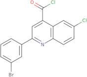 2-(3-Bromophenyl)-6-chloroquinoline-4-carbonyl chloride