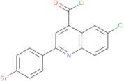 2-(4-Bromophenyl)-6-chloroquinoline-4-carbonyl chloride