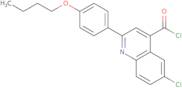 2-(4-Butoxyphenyl)-6-chloroquinoline-4-carbonyl chloride