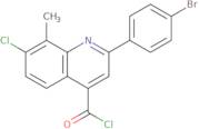 2-(4-Bromophenyl)-7-chloro-8-methylquinoline-4-carbonyl chloride