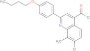 2-(4-Butoxyphenyl)-7-chloro-8-methylquinoline-4-carbonyl chloride