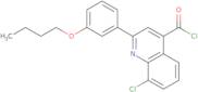 2-(3-Butoxyphenyl)-8-chloroquinoline-4-carbonyl chloride