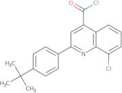 2-(4-tert-Butylphenyl)-8-chloroquinoline-4-carbonyl chloride