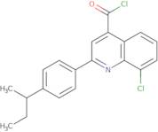 2-(4-sec-Butylphenyl)-8-chloroquinoline-4-carbonyl chloride