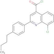 2-(4-Butylphenyl)-8-chloroquinoline-4-carbonyl chloride