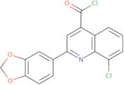 2-(1,3-Benzodioxol-5-yl)-8-chloroquinoline-4-carbonyl chloride