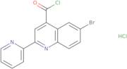 6-Bromo-2-pyridin-2-ylquinoline-4-carbonyl chloride hydrochloride