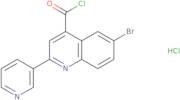 6-Bromo-2-pyridin-3-ylquinoline-4-carbonyl chloride hydrochloride