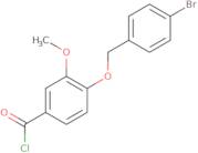 4-[(4-Bromobenzyl)oxy]-3-methoxybenzoyl chloride