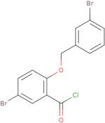 5-Bromo-2-[(3-bromobenzyl)oxy]benzoyl chloride