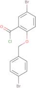 5-Bromo-2-[(4-bromobenzyl)oxy]benzoyl chloride