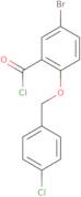 5-Bromo-2-[(4-chlorobenzyl)oxy]benzoyl chloride