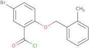 5-Bromo-2-[(2-methylbenzyl)oxy]benzoyl chloride