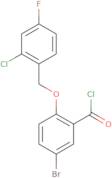 5-Bromo-2-[(2-chloro-4-fluorobenzyl)oxy]benzoyl chloride