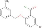 5-Bromo-2-[(3-methylbenzyl)oxy]benzoyl chloride