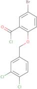 5-Bromo-2-[(3,4-dichlorobenzyl)oxy]benzoyl chloride