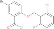 5-Bromo-2-[(2-chloro-6-fluorobenzyl)oxy]benzoyl chloride