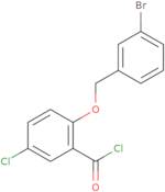 2-[(3-Bromobenzyl)oxy]-5-chlorobenzoyl chloride