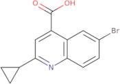 6-Bromo-2-cyclopropylquinoline-4-carboxylic acid