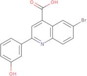 6-Bromo-2-(3-hydroxyphenyl)quinoline-4-carboxylic acid