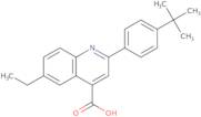 2-(4-tert-Butylphenyl)-6-ethylquinoline-4-carboxylic acid