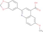 2-(1,3-Benzodioxol-5-yl)-6-methoxyquinoline-4-carboxylic acid