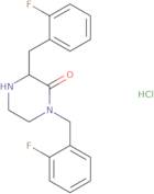 1,3-Bis(2-fluorobenzyl)piperazin-2-one hydrochloride