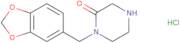 1-(1,3-Benzodioxol-5-ylmethyl)piperazin-2-one hydrochloride