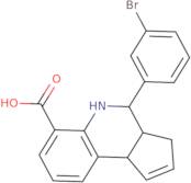 4-(3-Bromophenyl)-3a,4,5,9b-tetrahydro-3H-cyclopenta[c]quinoline-6-carboxylic acid