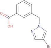 3-[(4-Bromo-1H-pyrazol-1-yl)methyl]benzoic acid