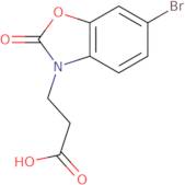 3-(6-Bromo-2-oxo-1,3-benzoxazol-3(2H)-yl)propanoic acid