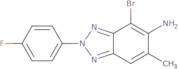 4-Bromo-2-(4-fluorophenyl)-6-methyl-2H-1,2,3-benzotriazol-5-amine