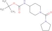 tert-Butyl [1-(pyrrolidin-1-ylcarbonyl)piperidin-4-yl]carbamate