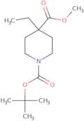 1-tert-Butyl 4-methyl 4-ethylpiperidine-1,4-dicarboxylate